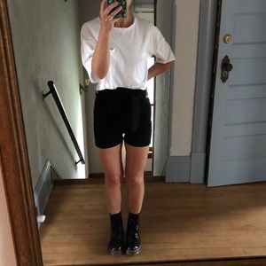 BDG High Waist Pin Up Belted Denim Shorts